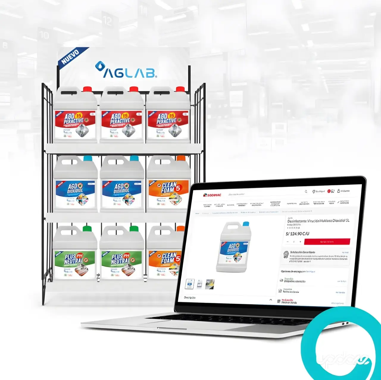 Aglab Perú — Soluciones químicas de limpieza y desinfección industrial